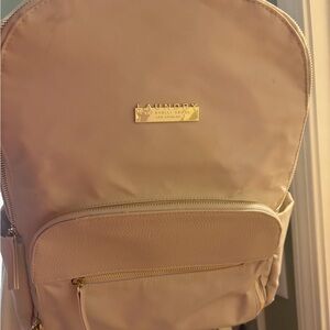 Laundry By Shelli Segal beige Backpack with Gold Hardware